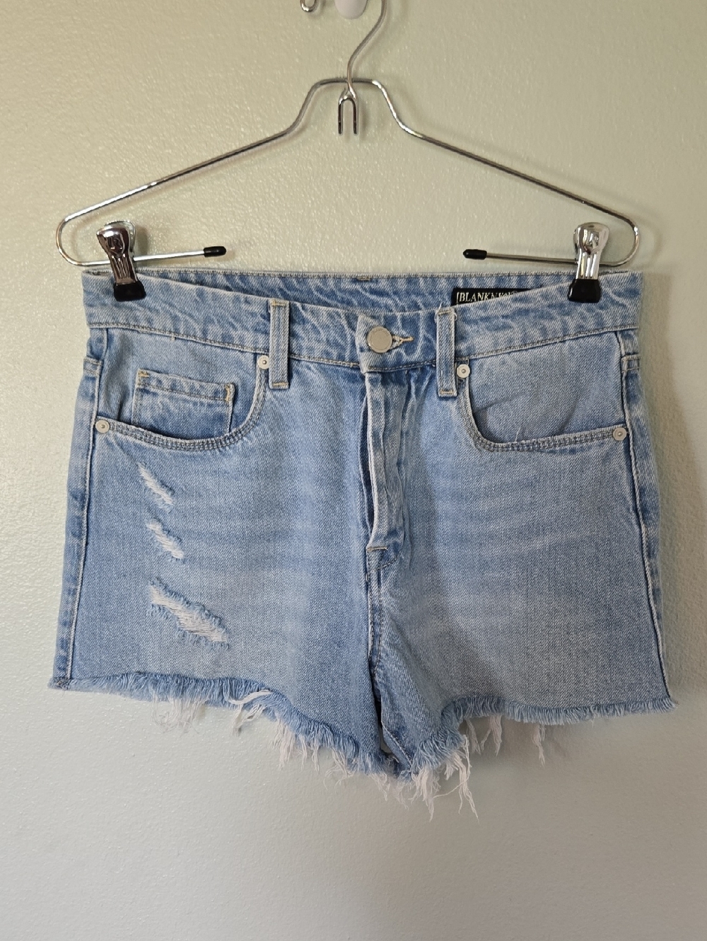 Blank NYC | The Barrow Vintage High Rise Denim Shorts Size 27
